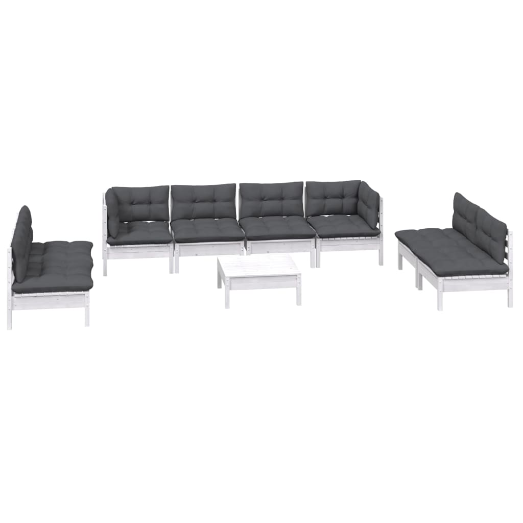 Hagesofagruppe Med Puter 9 Deler Heltre Furu