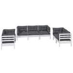 Hagesofagruppe Med Puter 7 Deler Heltre Furu