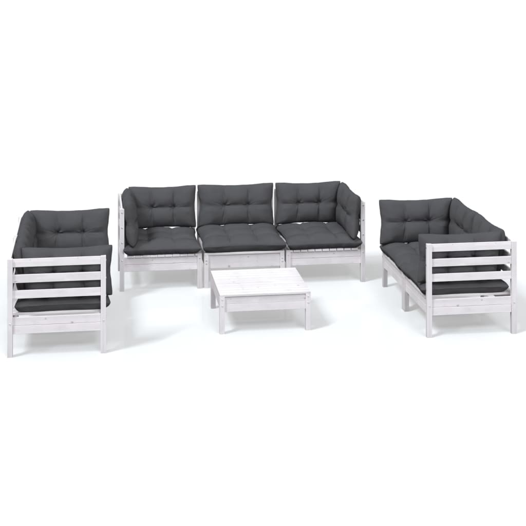Hagesofagruppe Med Puter 8 Deler Heltre Furu