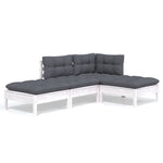 Hagesofagruppe Med Puter 4 Deler Heltre Furu