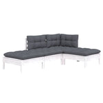 Hagesofagruppe Med Puter 4 Deler Heltre Furu