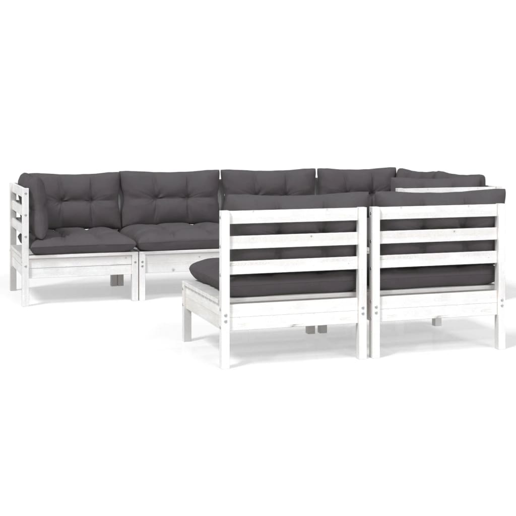 Hagesofagruppe Med Puter 7 Deler Heltre Furu