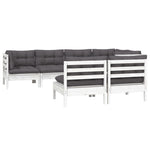 Hagesofagruppe Med Puter 7 Deler Heltre Furu