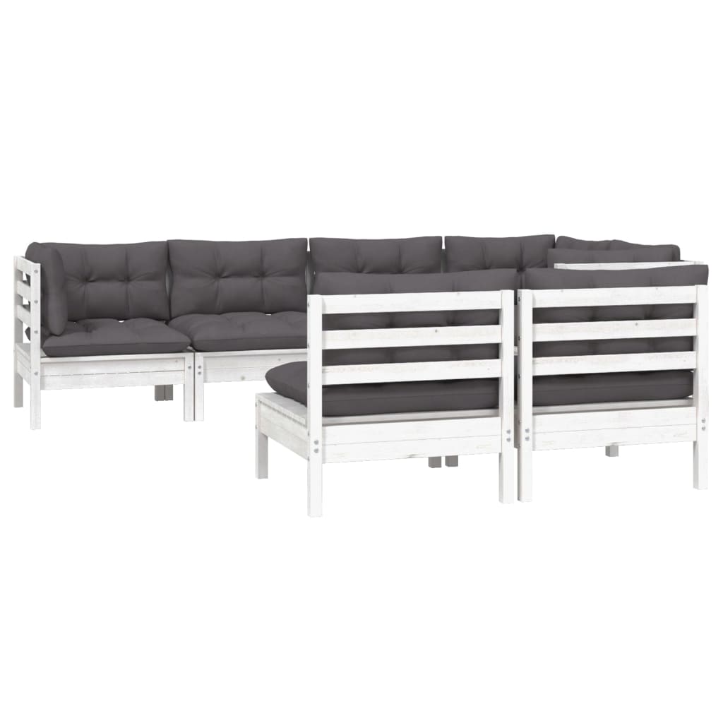 Hagesofagruppe Med Puter 7 Deler Heltre Furu