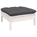 Hagesofagruppe Med Puter 9 Deler Hvit Heltre Furu