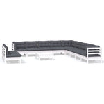 Hagesofagruppe Med Puter 12 Deler Heltre Furu