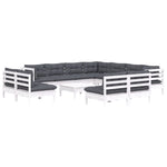 Hagesofagruppe Med Puter 12 Deler Heltre Furu