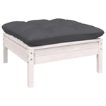 Hagesofagruppe Med Puter 11 Deler Hvit Heltre Furu