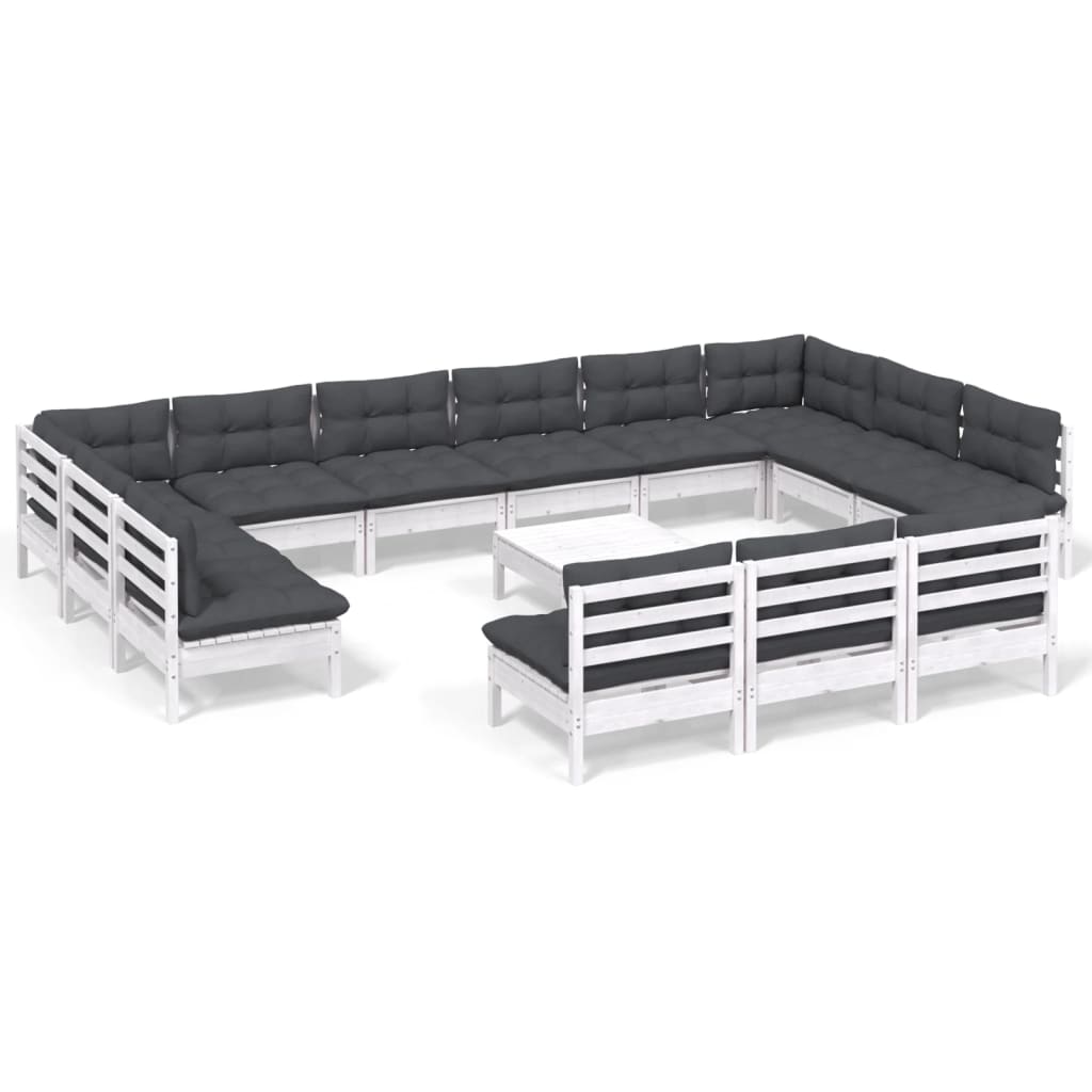 Hagesofagruppe Med Puter 14 Deler Heltre Furu