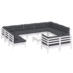 Hagesofagruppe Med Puter 12 Deler Heltre Furu