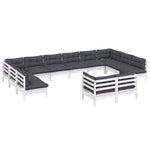 Hagesofagruppe Med Puter 12 Deler Heltre Furu