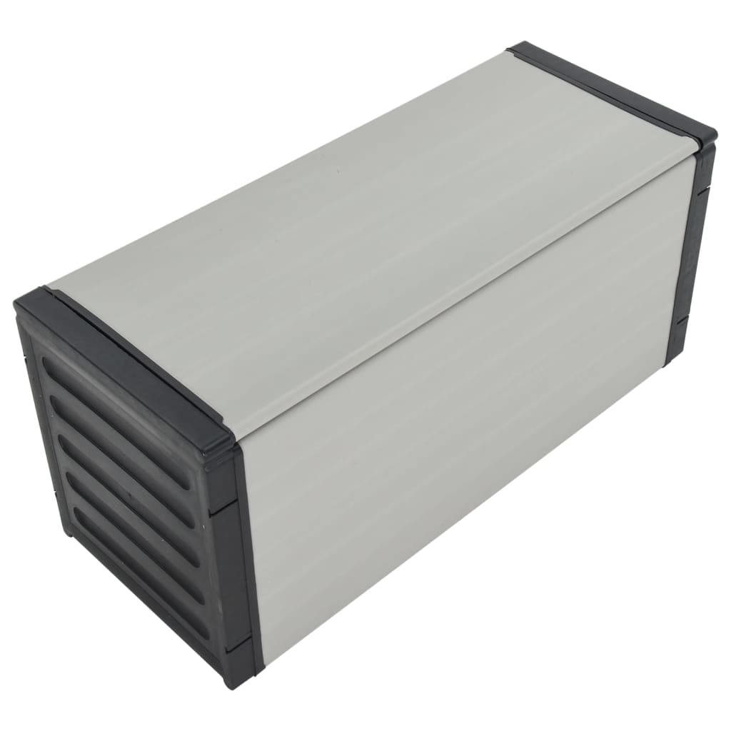 Avfallskasse For Hage Grå 85X34X40 Cm