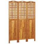 Romdeler 3 Paneler 121,5X2X180 Cm Heltre Akasie