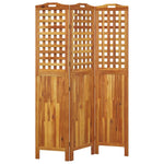 Romdeler 3 Paneler 121,5X2X180 Cm Heltre Akasie