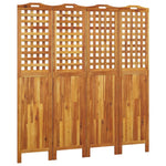 Romdeler 4 Paneler 162X2X180 Cm Heltre Akasie