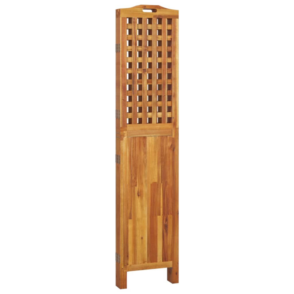 Romdeler 4 Paneler 162X2X180 Cm Heltre Akasie