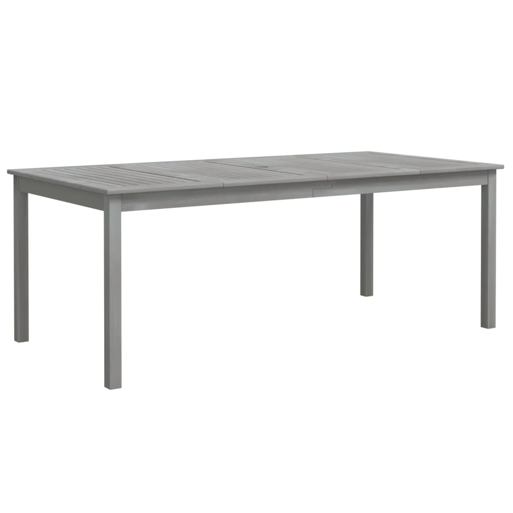 Hagebord Grå 200X100X75 Cm Heltre Akasie