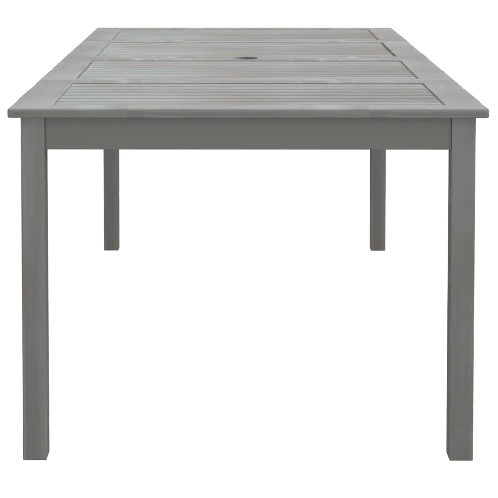 Hagebord Grå 200X100X75 Cm Heltre Akasie