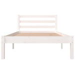 Sengeramme Heltre Furu 90X190 Cm Hvit Single