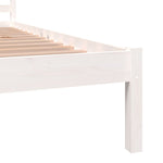 Sengeramme Heltre Furu 90X190 Cm Hvit Single
