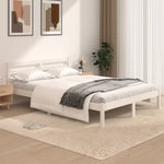 Sengeramme Heltre Furu 120X190 Cm Hvit Small Double