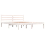 Sengeramme Heltre Furu 140X190 Cm Hvit