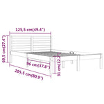 Sengeramme Heltre Furu 120X200 Cm