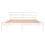 Sengeramme Heltre Furu 140X200 Cm Hvit
