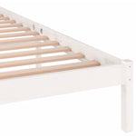 Sengeramme Heltre Furu 140X200 Cm Hvit