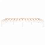 Sengeramme Hvit Heltre Furu 140X190 Cm