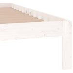 Sengeramme Hvit Heltre Furu 140X190 Cm