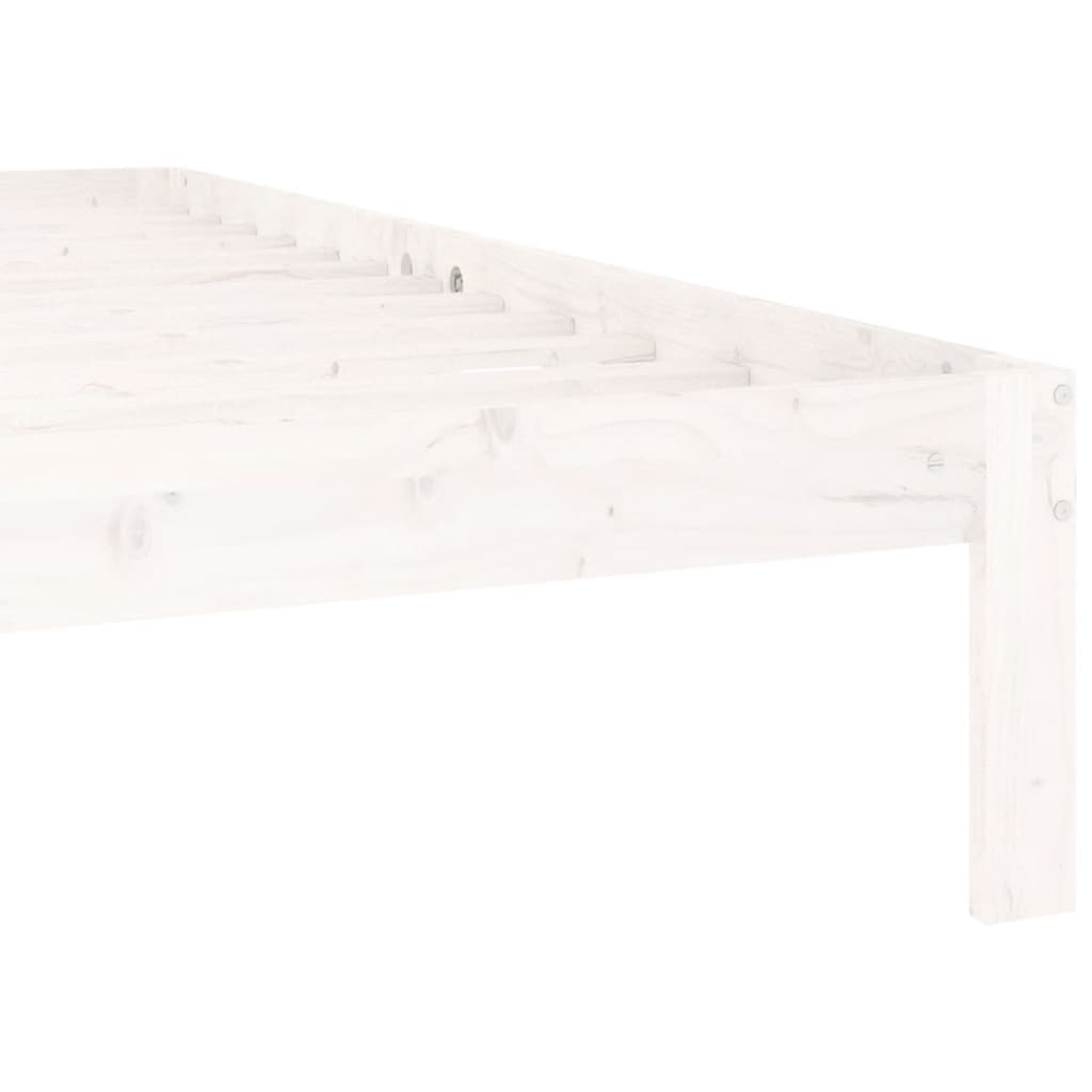 Sengeramme Hvit Heltre Furu 160X200 Cm