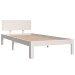 Sengeramme Hvit Heltre Furu 90X200 Cm