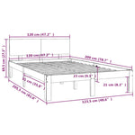 Sengeramme Heltre Furu 120X200 Cm