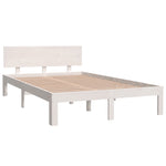 Sengeramme Hvit Heltre Furu 120X200 Cm