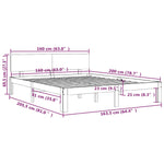 Sengeramme Heltre Furu 160X200 Cm