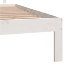Sengeramme Hvit Heltre Furu 160X200 Cm