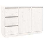 Skjenk Hvit 111X34X75 Cm Heltre Furu