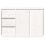 Skjenk Hvit 111X34X75 Cm Heltre Furu