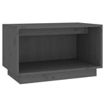 Tv-Benk Grå 60X35X35 Cm Heltre Furu