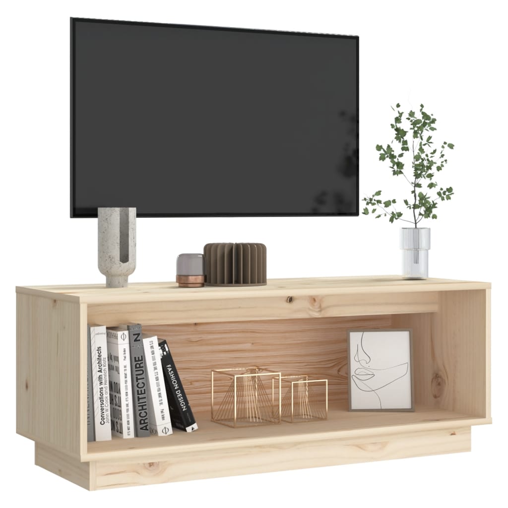 Tv-Benk 90X35X35 Cm Heltre Furu