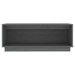Tv-Benk Grå 90X35X35 Cm Heltre Furu