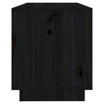 Tv-Benk Svart 74X34X40 Cm Heltre Furu