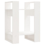 Bokhylle/Romdeler Hvit 41X35X57 Cm Heltre Furu