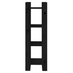 Bokhylle/Romdeler Svart 41X35X125 Cm Heltre Furu