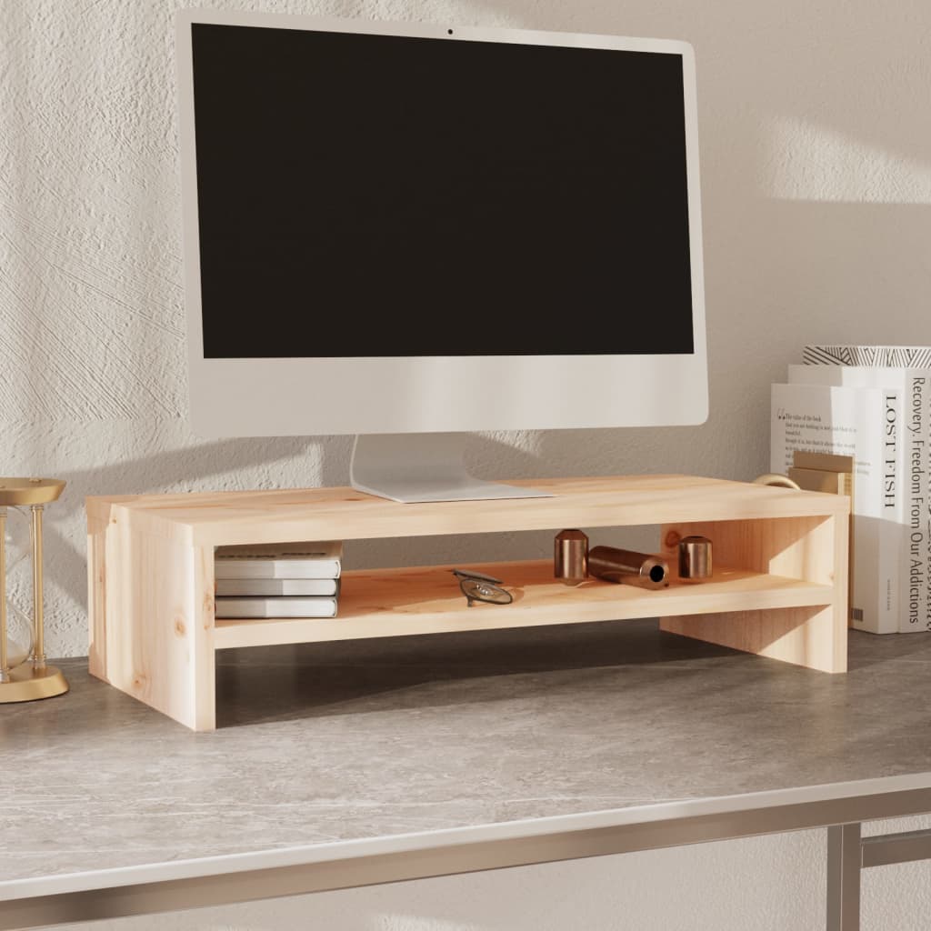 Monitorstativ 50X24X13 Cm Heltre Furu