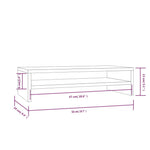 Monitorstativ 50X24X13 Cm Heltre Furu