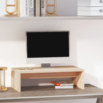 Monitorstativ 50X27X15 Cm Heltre Furu