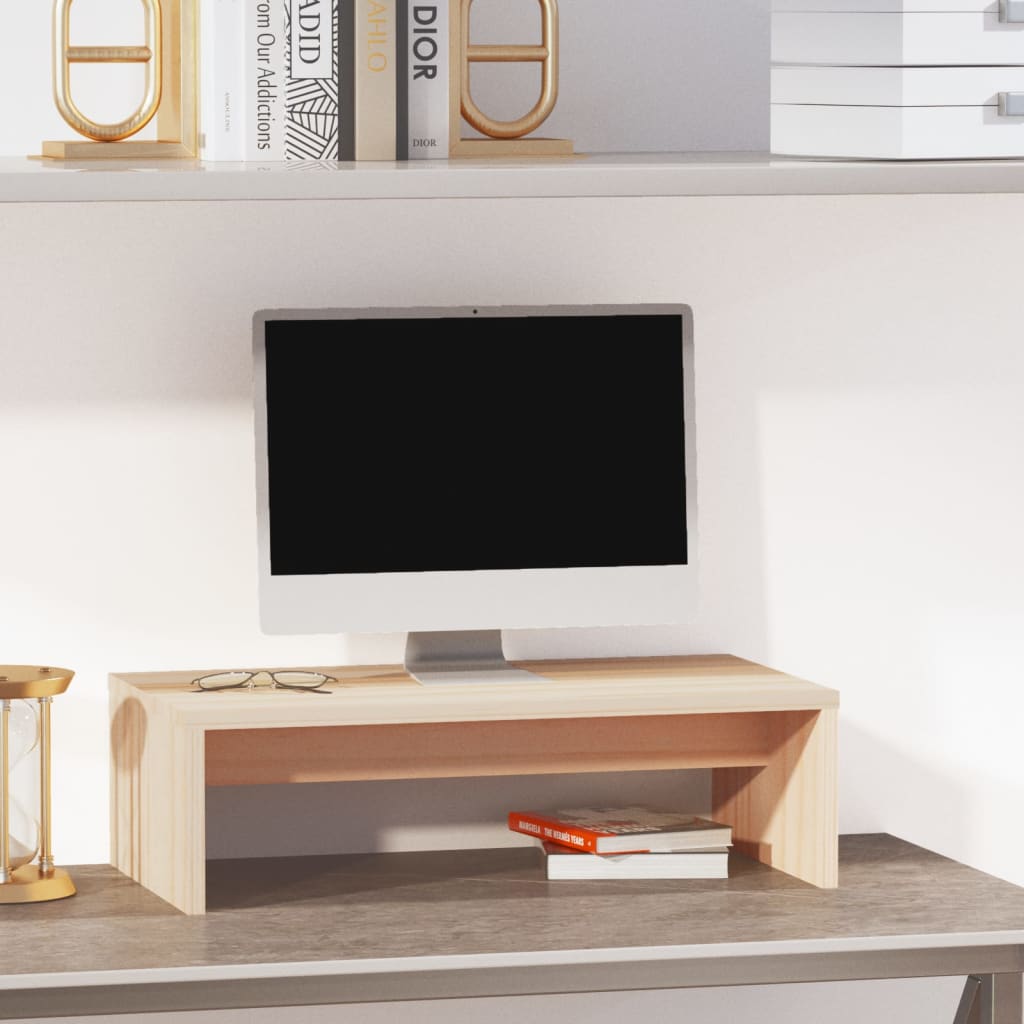 Monitorstativ 50X27X15 Cm Heltre Furu