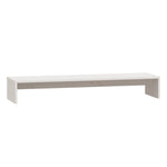 Monitorstativ Hvit 100X27X15 Cm Heltre Furu